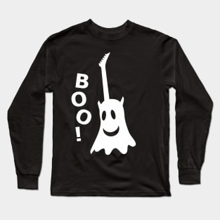 BOO! Ghost guitar Long Sleeve T-Shirt